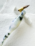 Calligraphy Pen Holder: Abalone