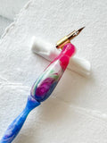 Calligraphy Pen Holder: Wildflower