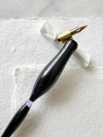 Calligraphy Pen Holder: Amethyst Night