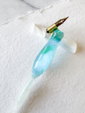 Calligraphy Pen Holder: Sea Glass